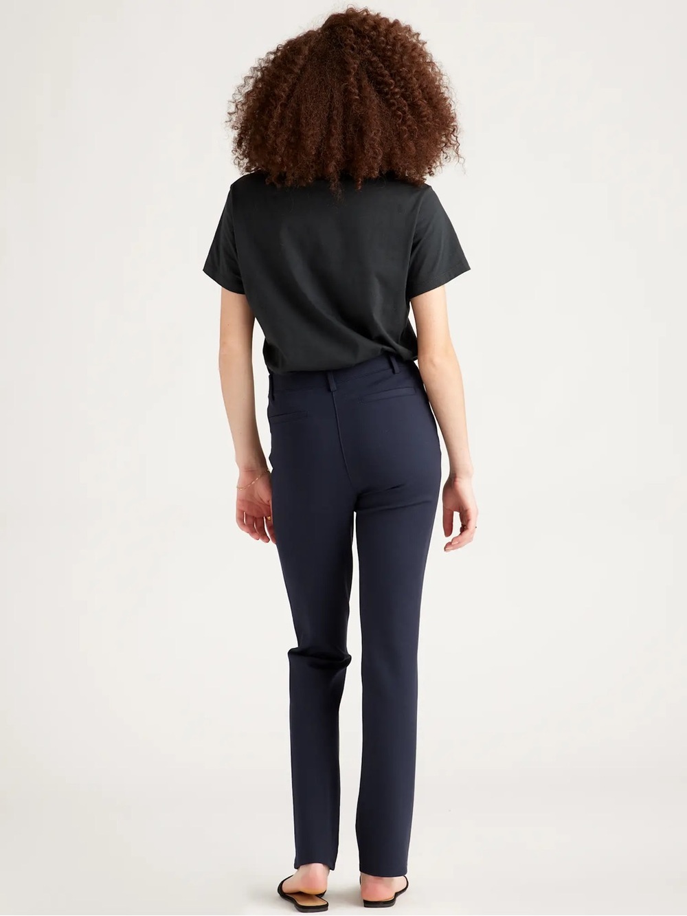 Quince Ultra-Stretch Ponte Straight Leg Pants , sz : medium - Picture 2 of 12